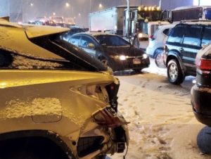 Multi-vehicle accident in Chicago