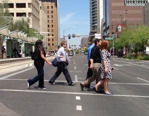 Crosswalk pedestrian accidents in Phoenix