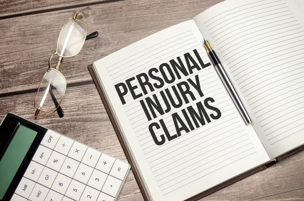Text: Personal Injury Claims. Concept: Injuries sustained within the workplace environment.