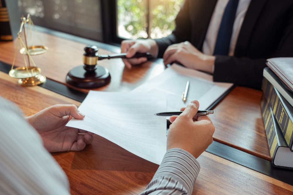 discussion with a lawyer